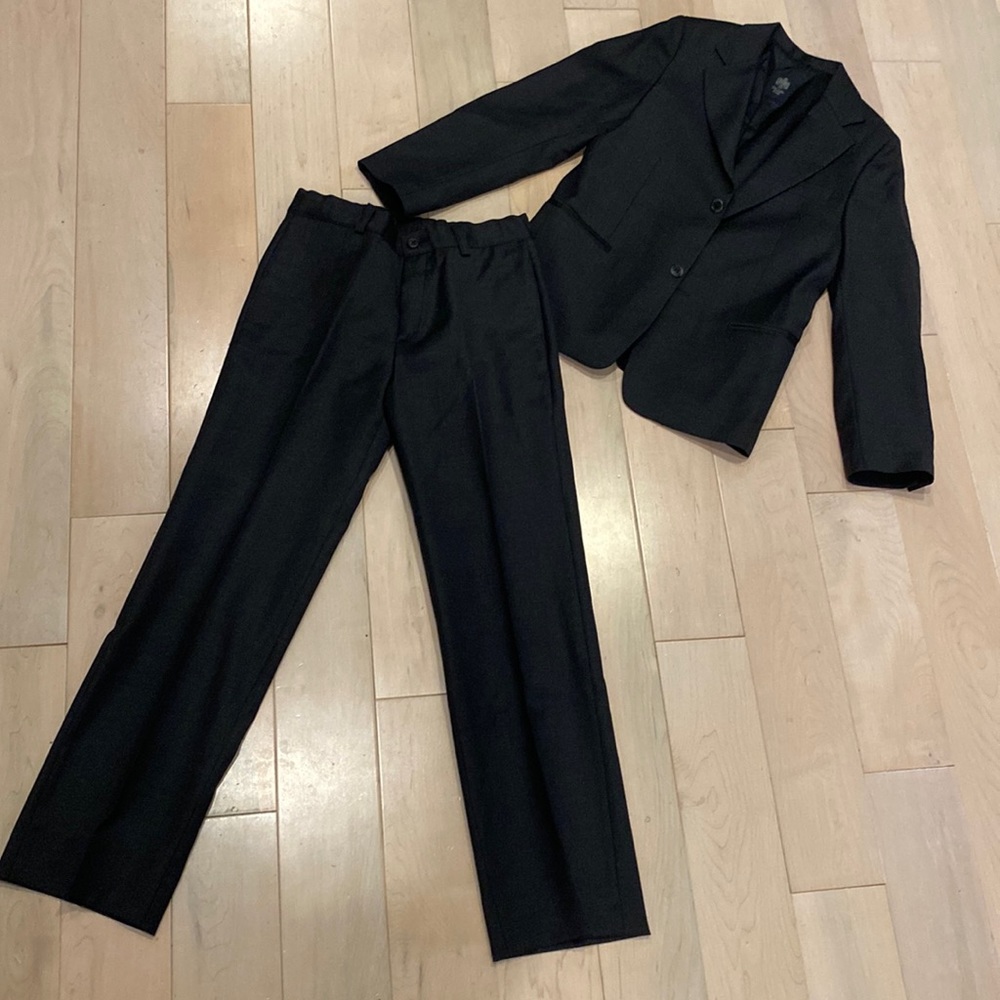 Dal Lago Italian made in Italy soft thin wool boys suit